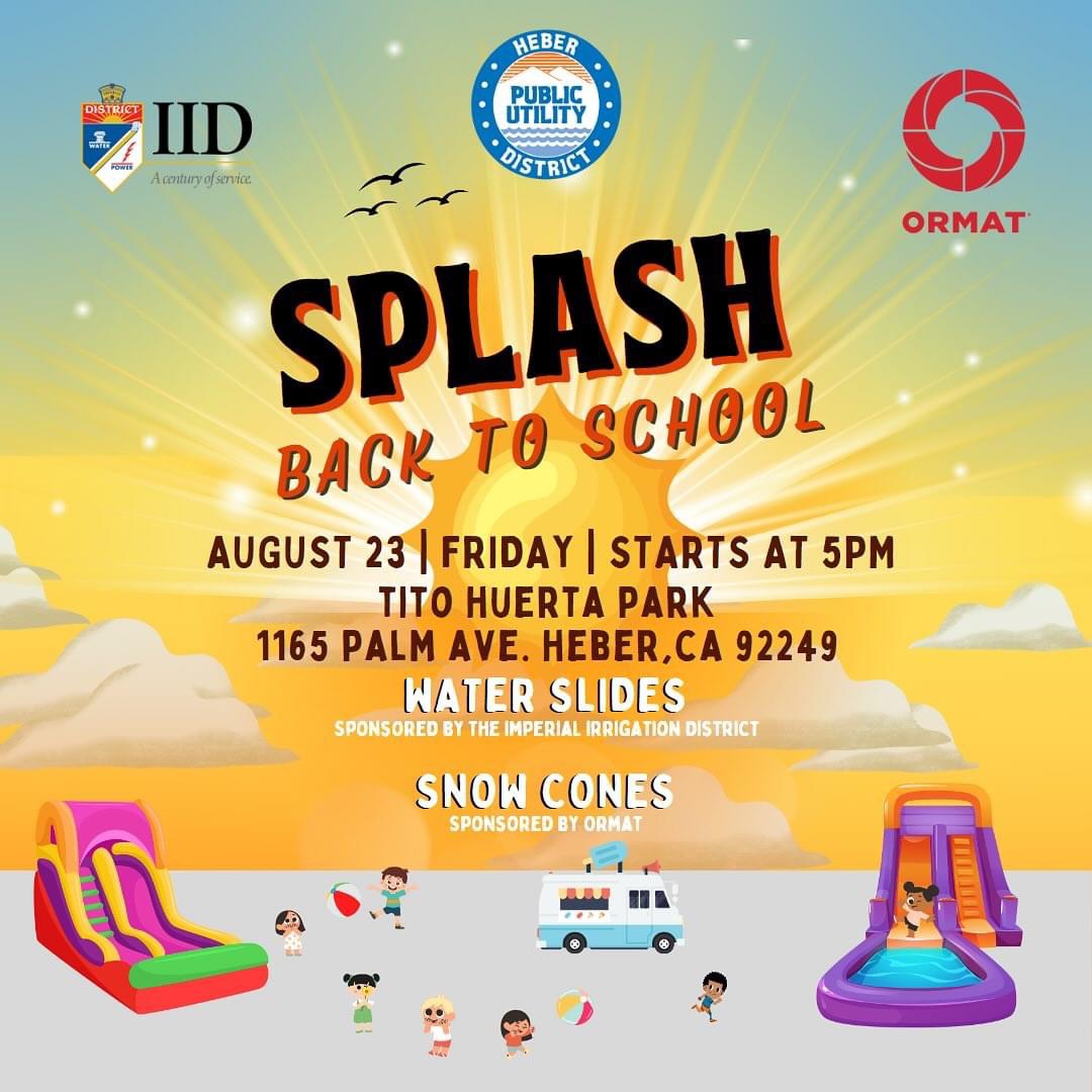 HPUD Splash Back to School