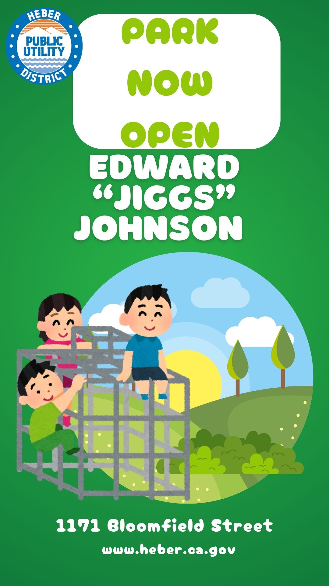 Jiggs Johnson Park Now Open