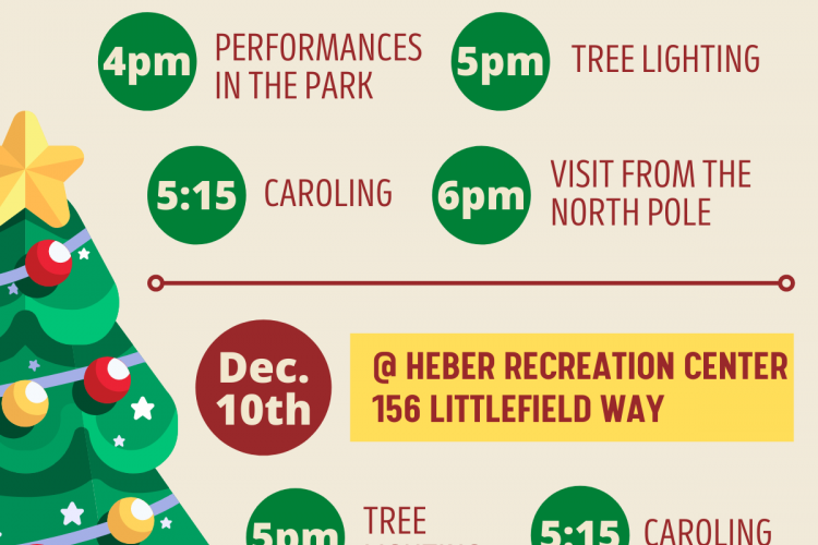 HPUD Christmas Caroling & Tree Lighting 2021